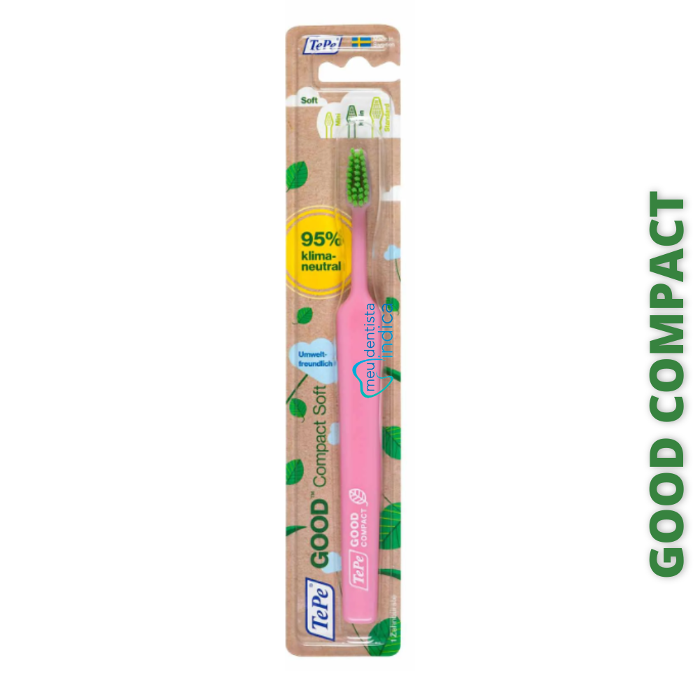 Escova Dental Sustentável Tepe | GOOD Compact Soft | 1 unidade