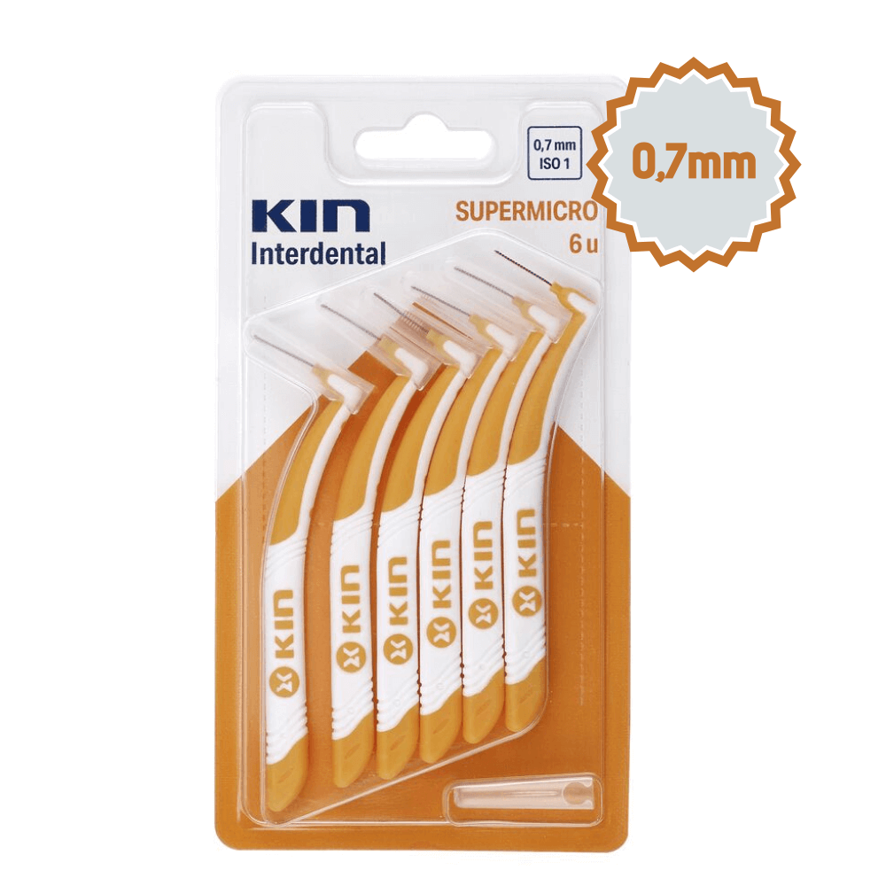 Escova Interdental KIN | SuperMicro 0,7mm | 6 unidades