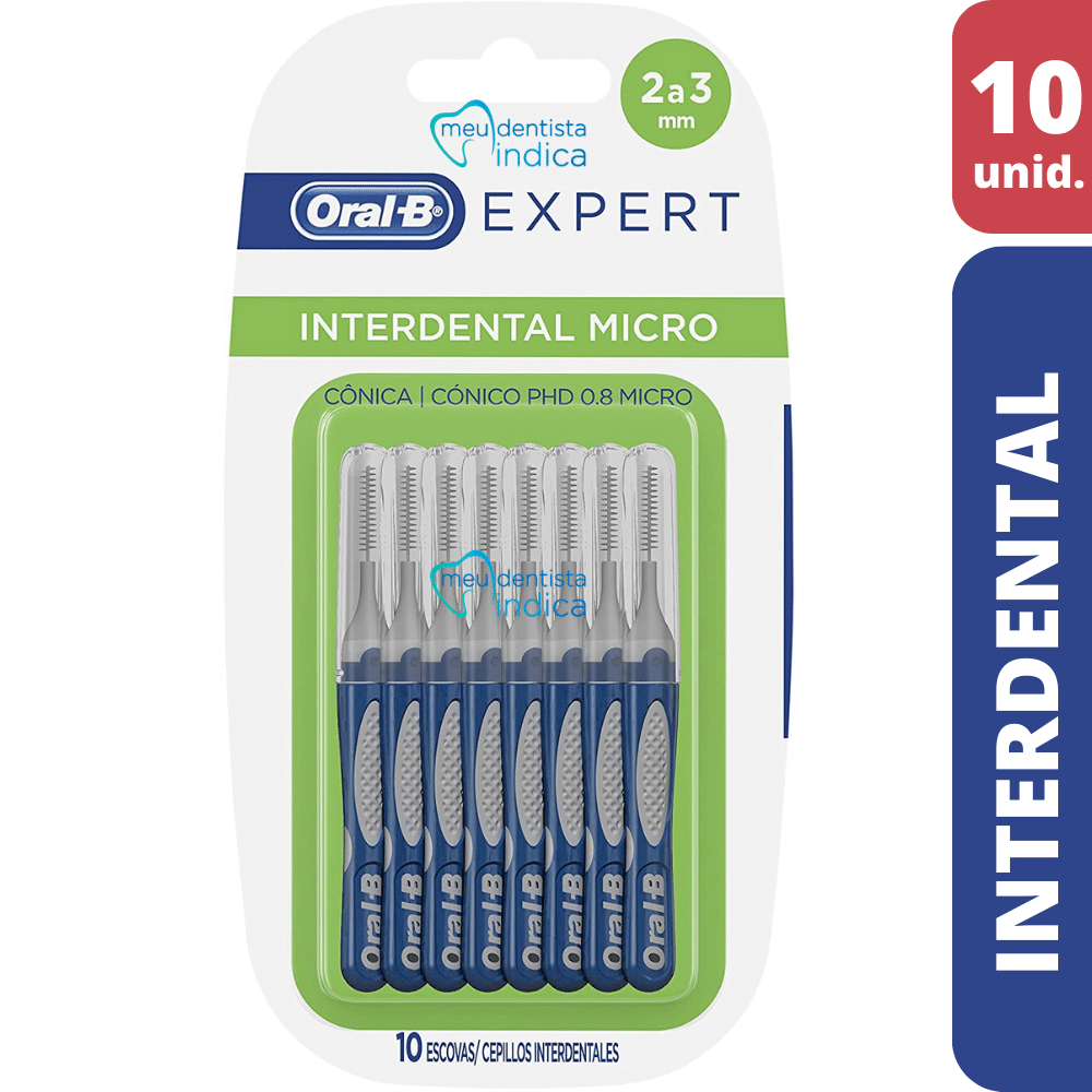 Escova Interdental Micro 0.8| Oral-B Expert | 10 unidades