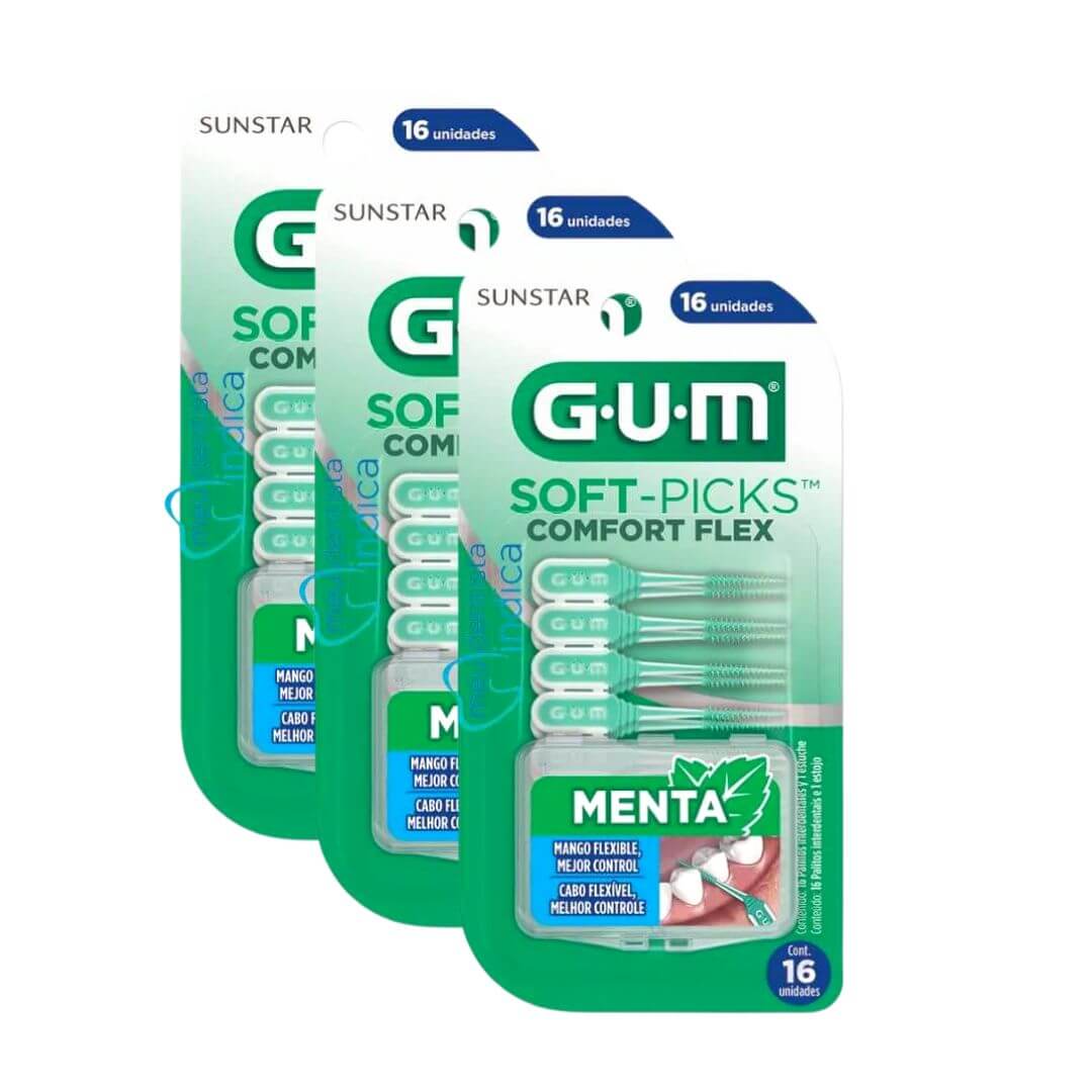 Soft-Picks Comfort Flex Mint GUM® | Palito Interdental | 48 unidades