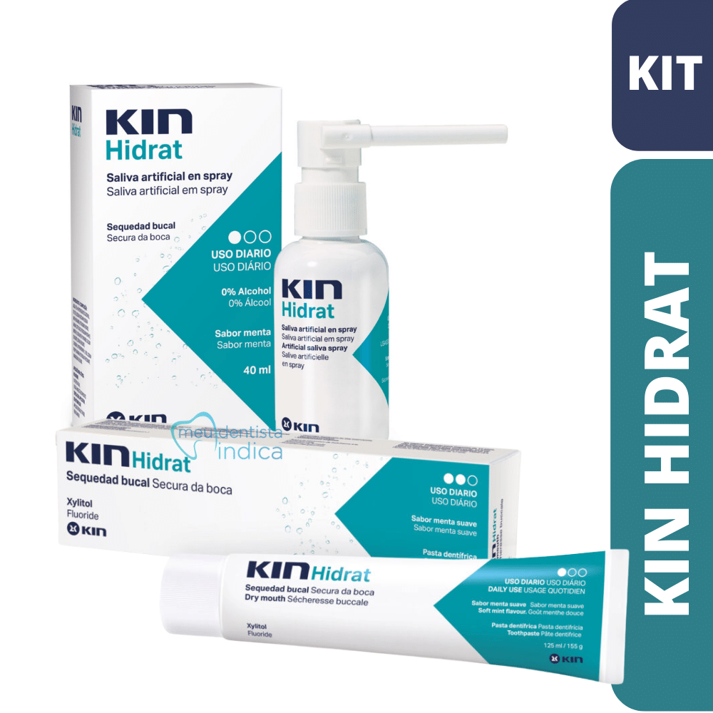 Kin Hidrat Kit | Spray  40ml + Creme Dental 155g | KIN