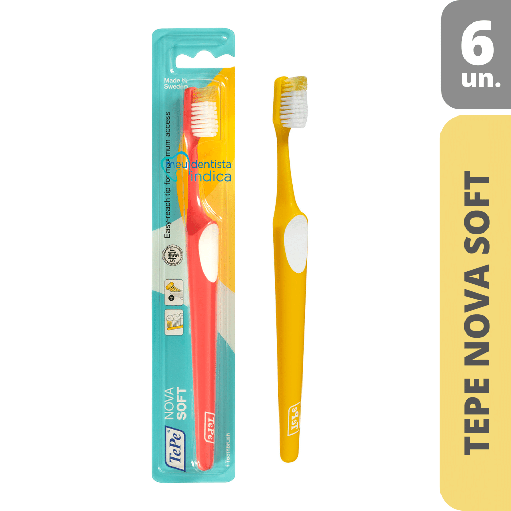Escova Dental TePe | NOVA Soft | 6 unidades