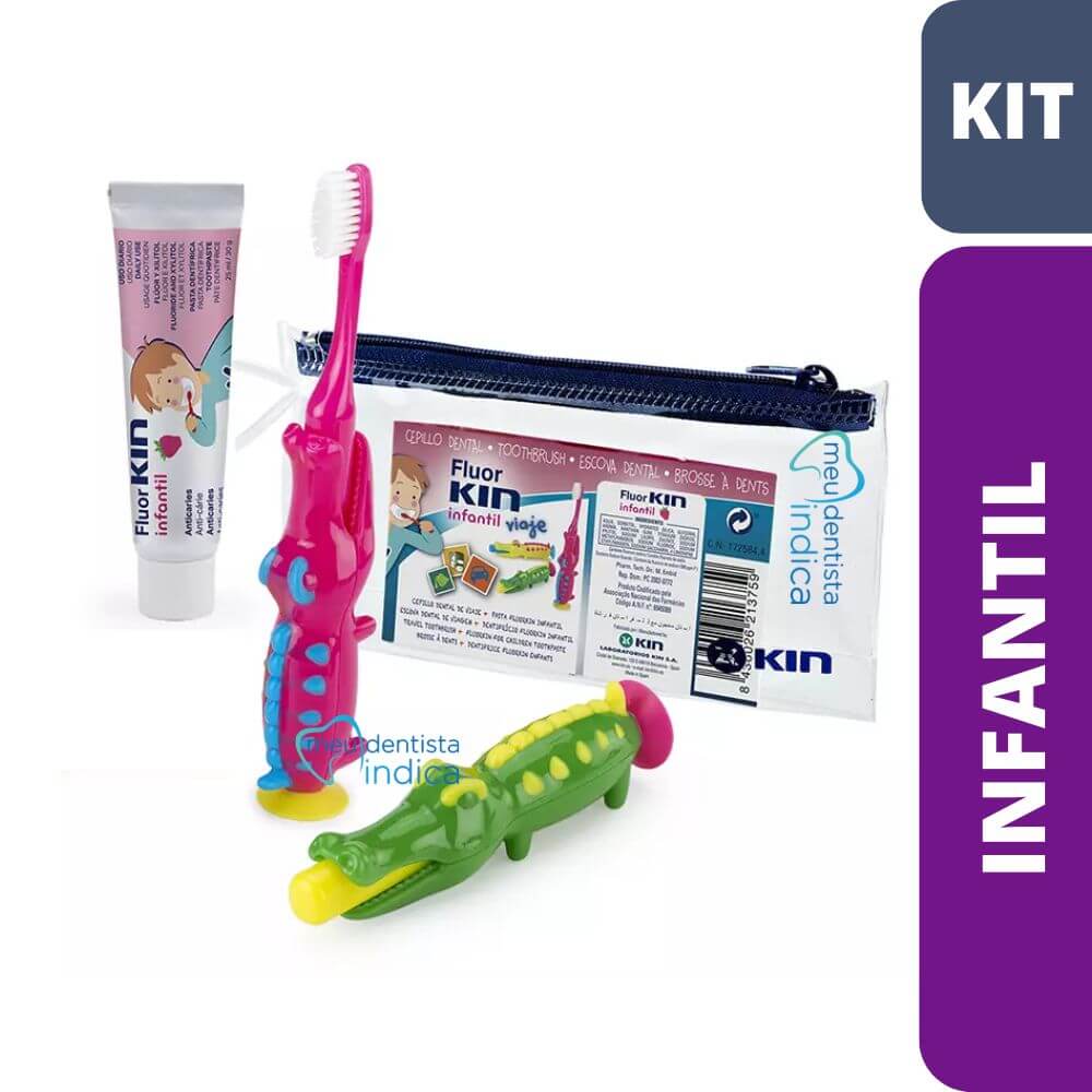 Kit Higiene Oral Infantil | KIN | Jacaré