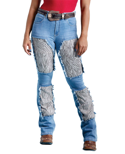 Calça Jeans Feminina West Dust Animal