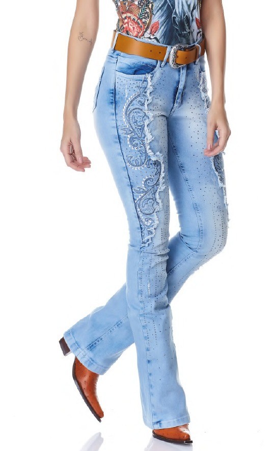 Calça Jeans Flare Feminina Minuty Country 20714