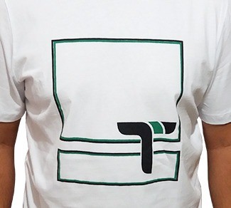 Camiseta Masculina Turn Branca 1001
