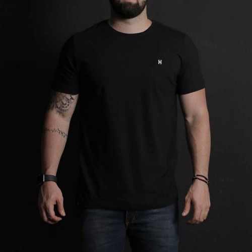 Camiseta Masculina TXC Brand Preto 1410