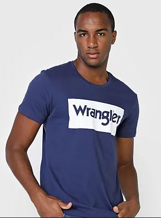 Camiseta Masculina Wrangler Marinho WM8102