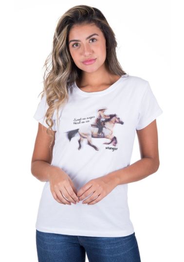 T-Shirt Feminina Wrangler WF8038