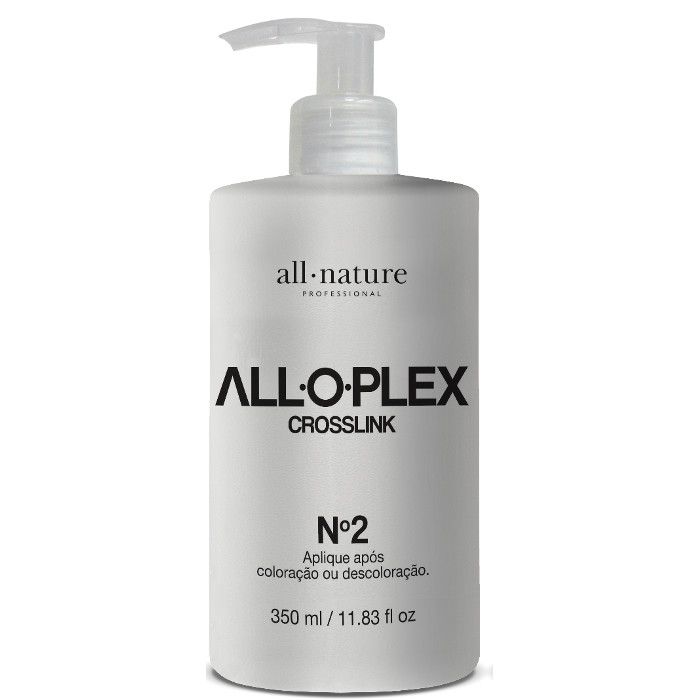Alloplex Crosslink Passo 2, Hidratação Pós Coloração, Descoloração e Manutenção Semanal - All Nature