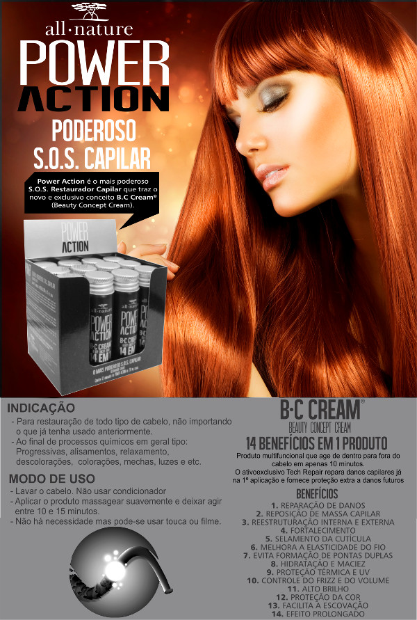 Semi Di Lino Hair Care Oil e Power Action SOS Capilar, Com B C CREAM Beauty Concept Cream -  All Nature
