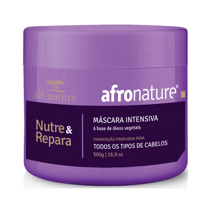 Shampoo + Condicionador Argilotherapy + Máscara Intensiva Afro Nature 500g - All Nature