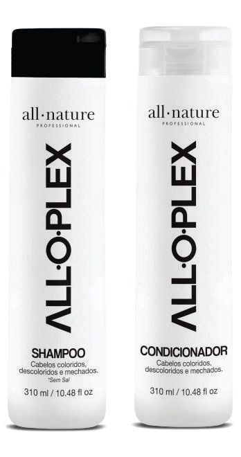 Shampoo e Condicionador Alloplex Para Cabelos Descoloridos Com Mechas, Loiros e Tintos 6 Unids A escolher