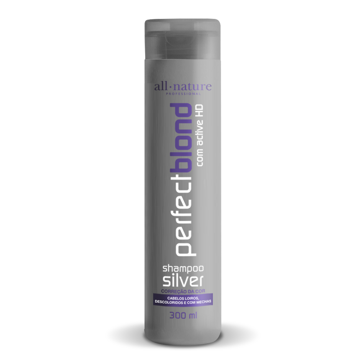 Shampoo Silver Matizante Nature Color 300ml e  Máscara Silver Matizante 250g - All Nature
