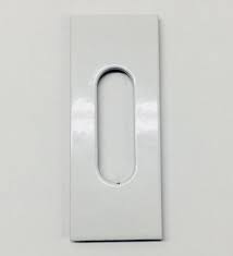 Puxador Auto-adesivo Para Vidro Temperado - Branco
