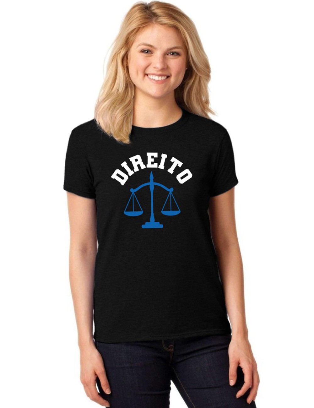 Camiseta Feminina T-Shirt Universitária Faculdade Direito