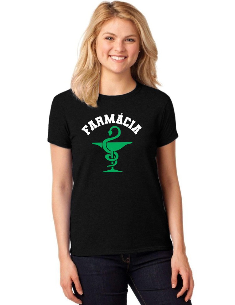 Camiseta Feminina T-Shirt Universitária Faculdade Farmácia
