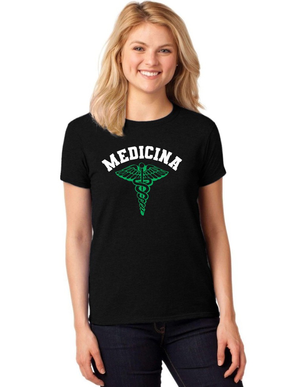Camiseta Feminina T-Shirt Universitária Faculdade Medicina