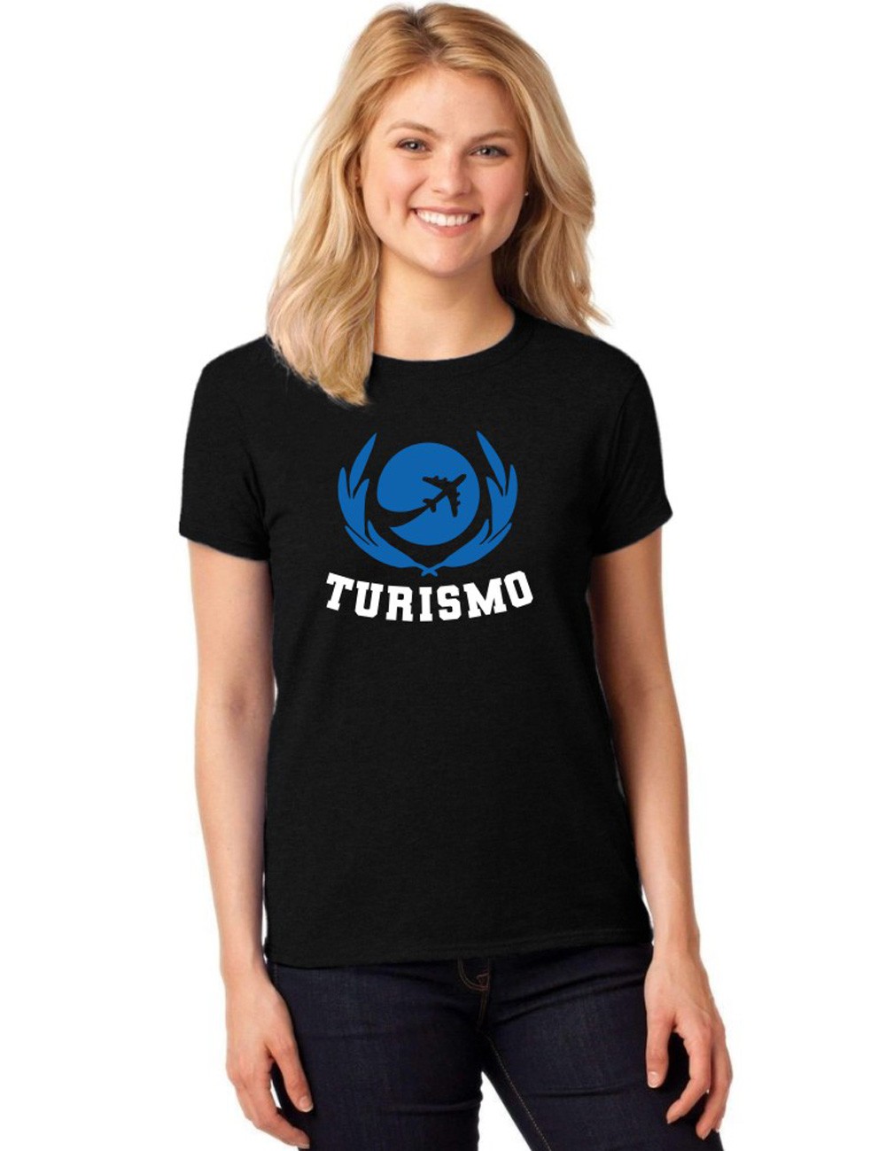 Camiseta Feminina T-Shirt Universitária Faculdade Turismo