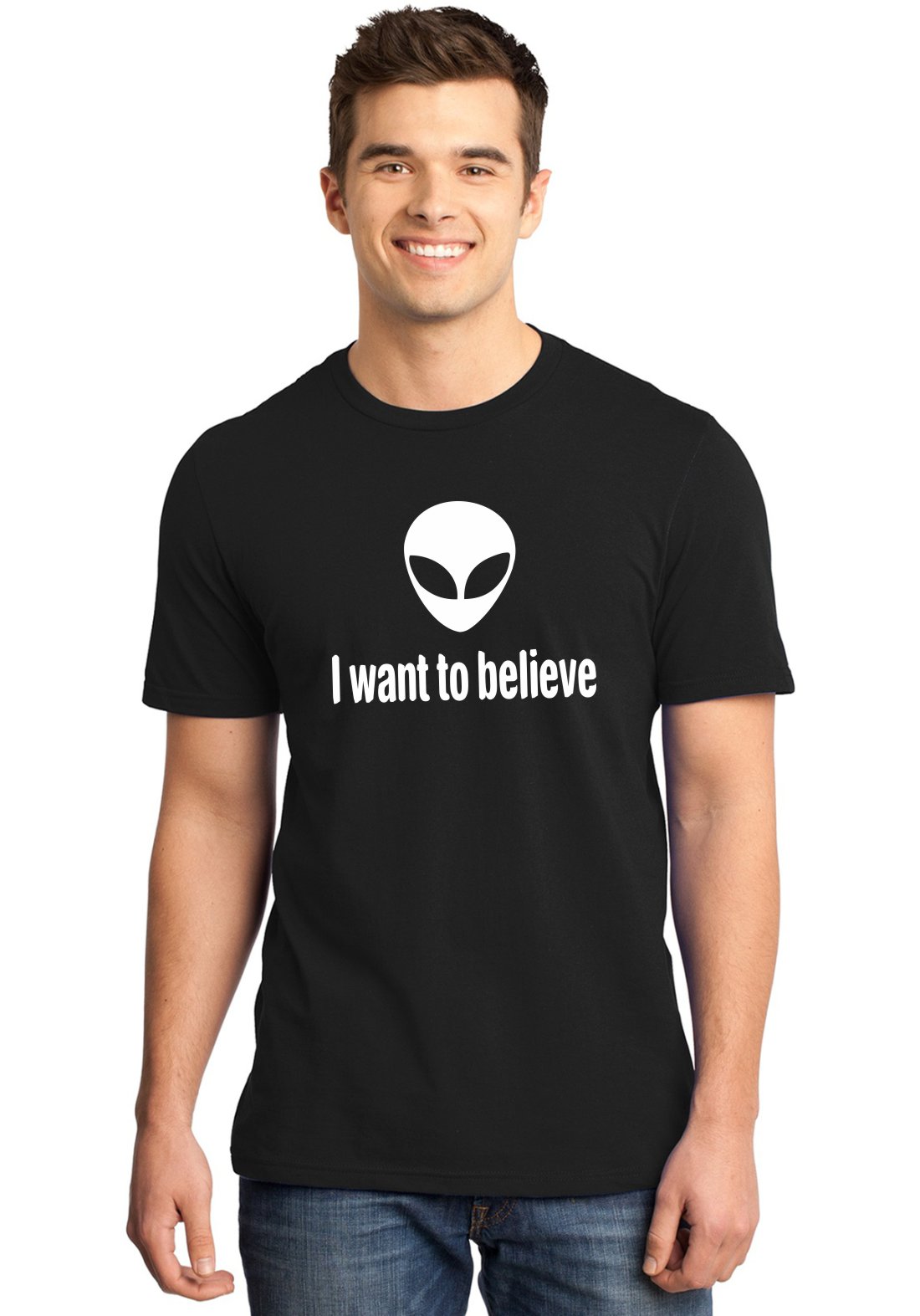 Camiseta Masc Alien I Want to Believe ER_034