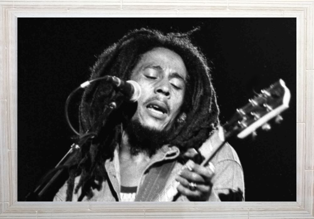Quadro Decorativo Bob Marley MDF 50 x 35 M036