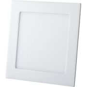 Luminária Plafon LED 15w Embutir Branco Frio Quadrada / Redonda - Luxtek