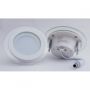 Luminária Plafon LED 16w de Vidro Embutir Branco Frio Redonda / Quadrada - Luxtek