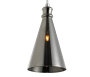 Luminária Pendente Vidro Fumê Soprado Ref: Lt-292V-G - Luxtek