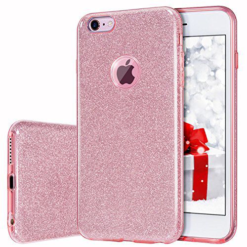 Capa iPhone 6s / 6 - Glitter Dupla Proteção Brilhante
