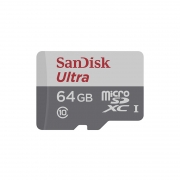 Cartão de Memória MicroSD - Sandisk Ultra 64GB 80 MB/s Classe 10