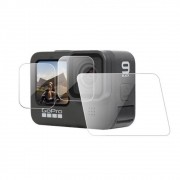 Película de Vidro - Lente, Tela de LCD e Visor para GoPro Hero9 e Hero10 Black