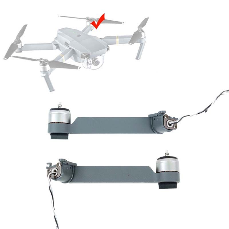 Braço com Motor Traseiro Esquerdo para o Drone DJI Mavic Pro