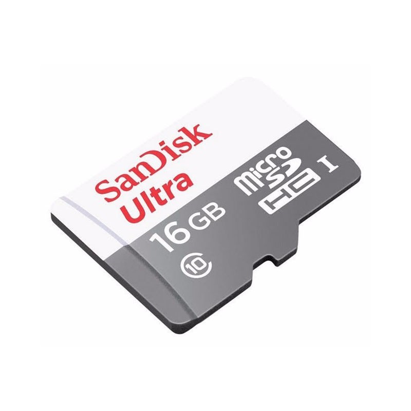 Cartão de Memória MicroSD - Sandisk Ultra 16GB 80 MB/s Classe 10