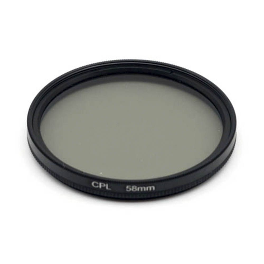 Filtro CPL Polarizador Lente DSLR para Nikon Canon Sony 58mm