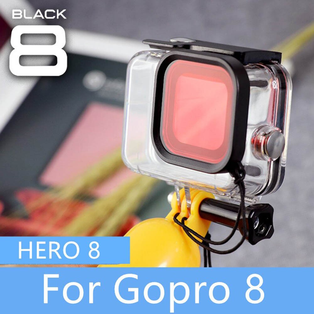 Filtro de Mergulho Snorkel GoPro Hero8 Black - Para Caixa Estanque da Shoot