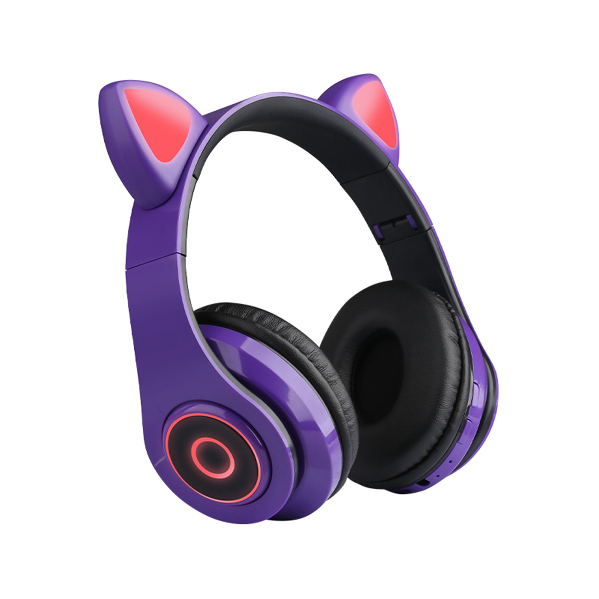 Fone de Ouvido Headphone Gato Gatinha Luzes Led Bluetooth