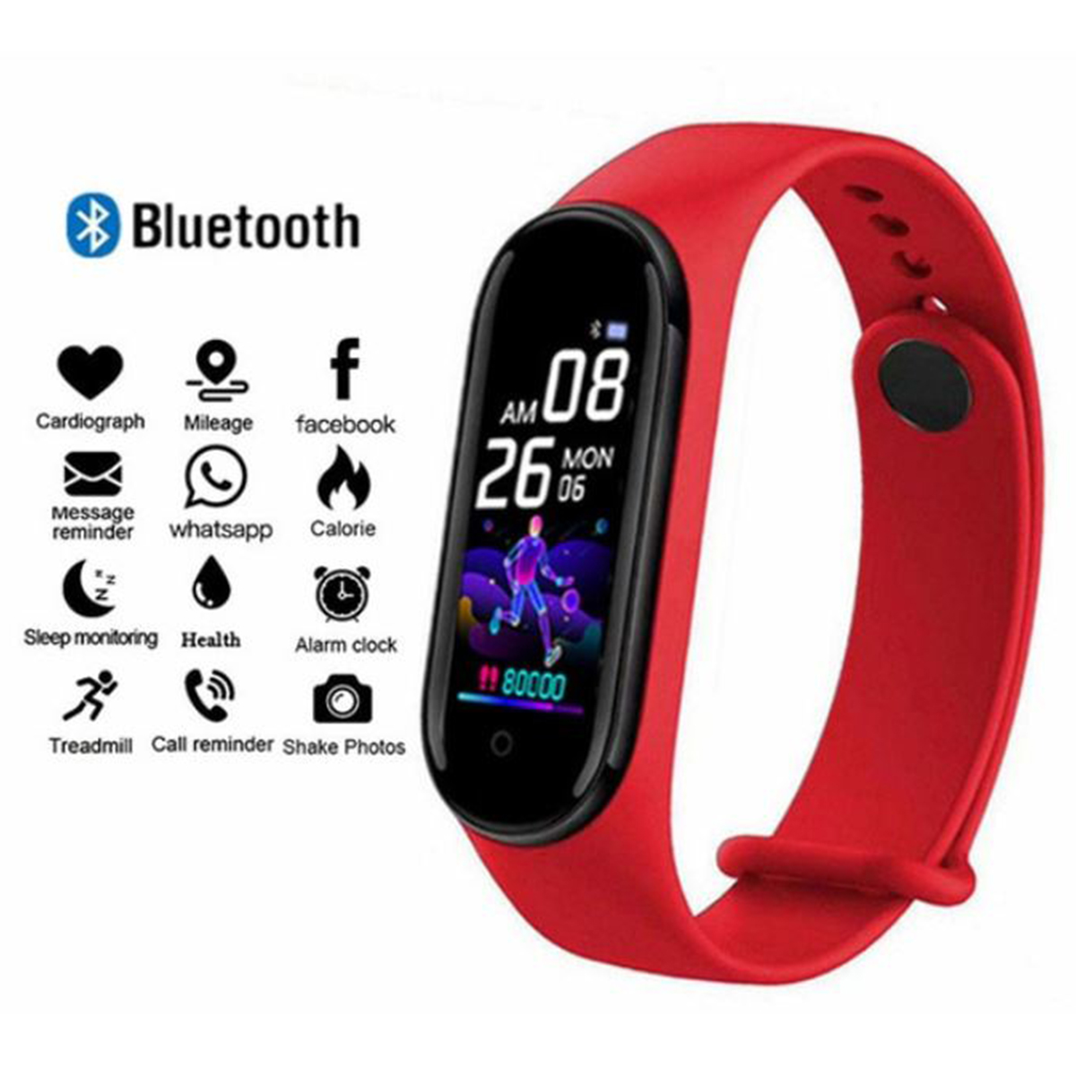 Relógio Inteligente Smartwatch M5 Bluetooth Android/Ios