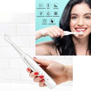 Escova de Dente Recarregavel USB Refil Eletrica Dental Branco Higiene Bucal