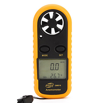 Anemometro Medidor de Vento e Temperatura com Termometro (GM816533440)