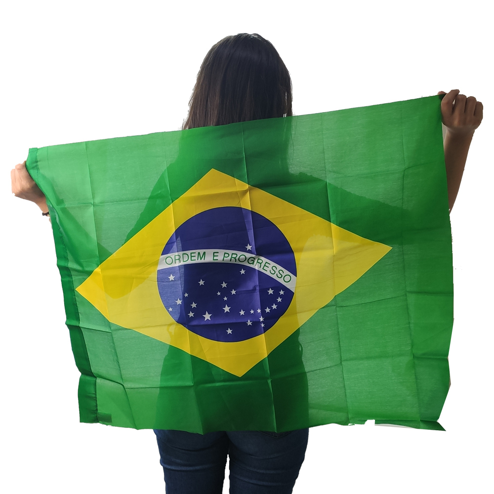 Bandeira do Brasil Jogo Brasileiro Copa Comemoração
