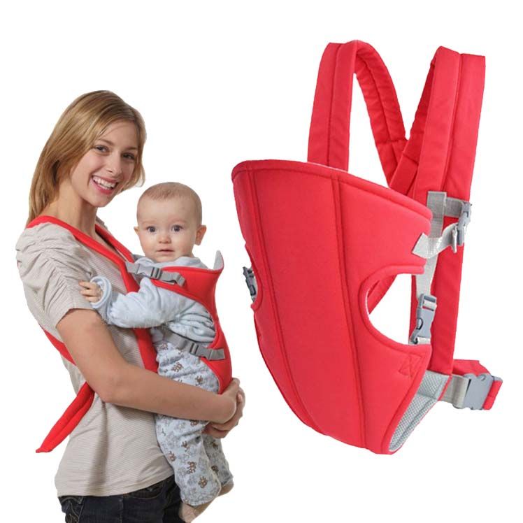 Canguru Carregador de Bebe Ergonomico Criança Baby Bag Passeio Vermelho ( MC40524)