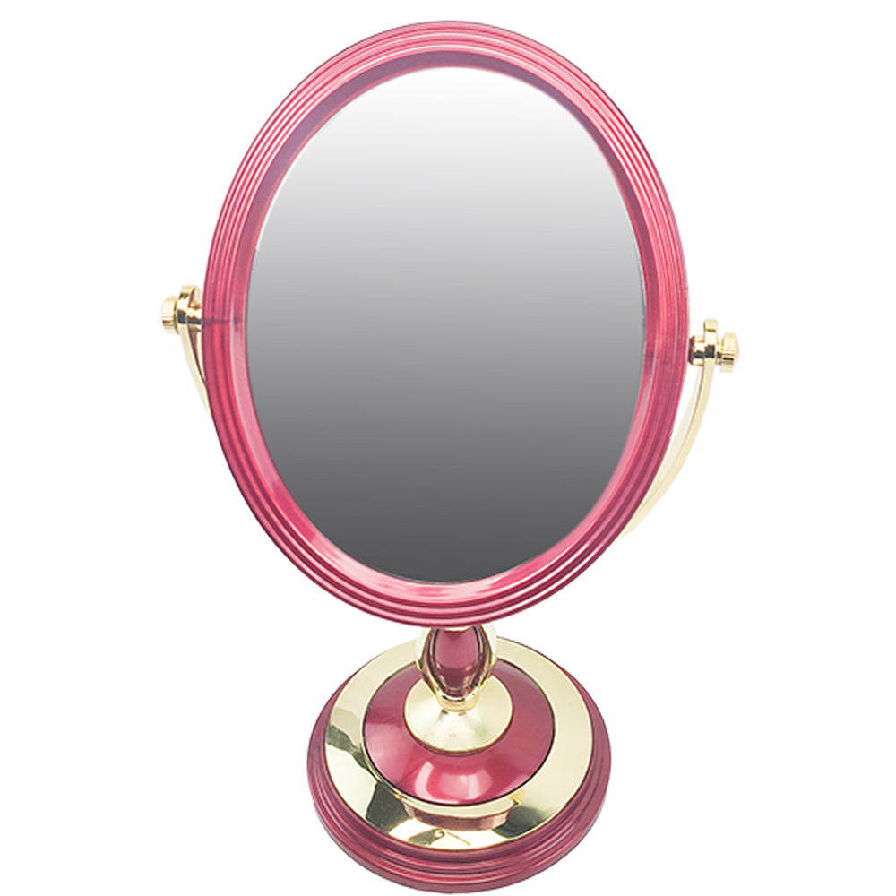 Espelho Portatil Dupla Face Aumento Cabelo Maquiagem Penteadeira Bancada Mesa Zoom Decoraçao