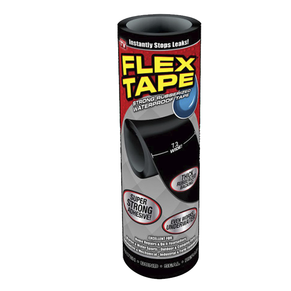 Flex Tape Fita emborrachada adesiva A prova d'agua Vazamentos Piscina cola tudo