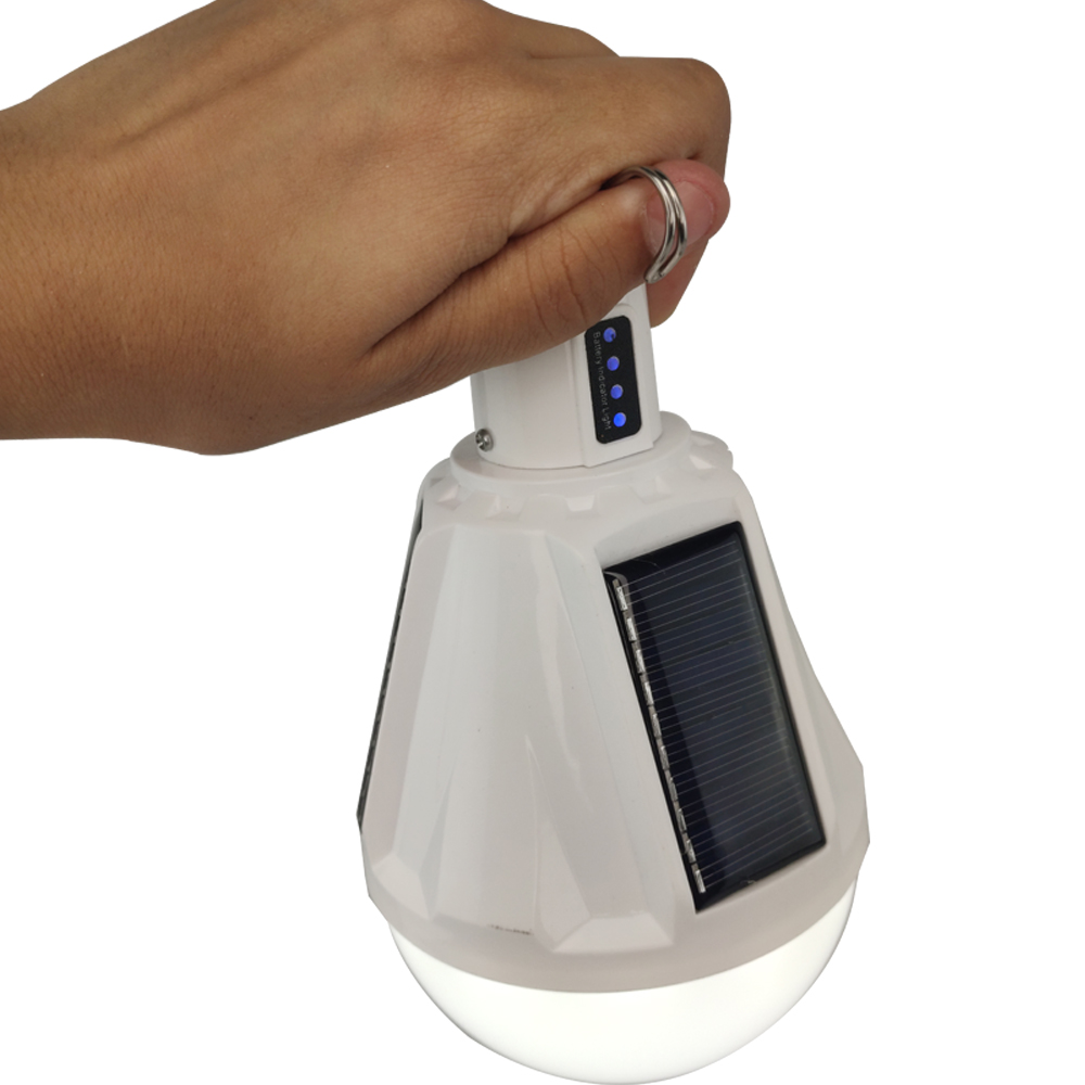 Lampada Solar Emergencia Led celular Lanterna USB luz Camping