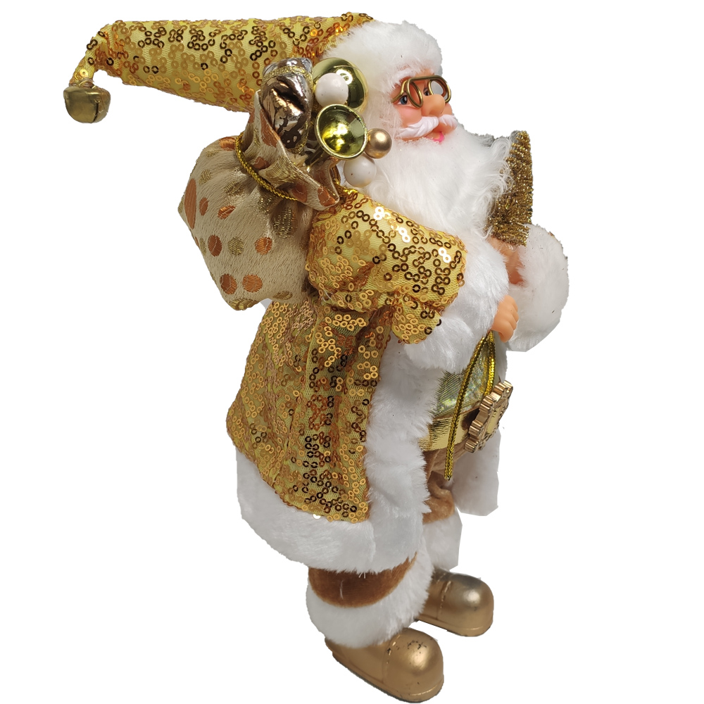 Papai Noel Natalino Decoraçao 30cm Natal Festa Comemoraçao Prosperidade Reveillon Enfeite