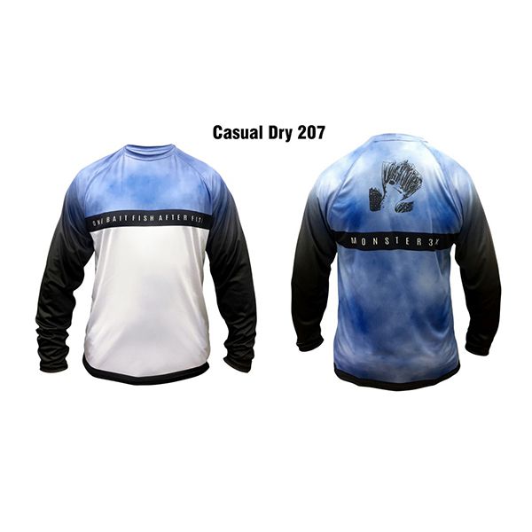 Camisa Monster 3X Casual Dry 207 - Nova Coleção  - Comprando & Pescando
