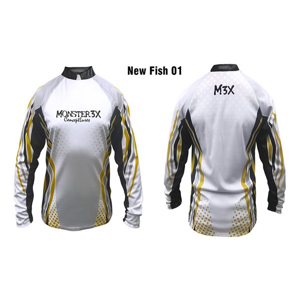 Camisa New Fish 01 Monster 3X - Nova Coleção  - Comprando & Pescando