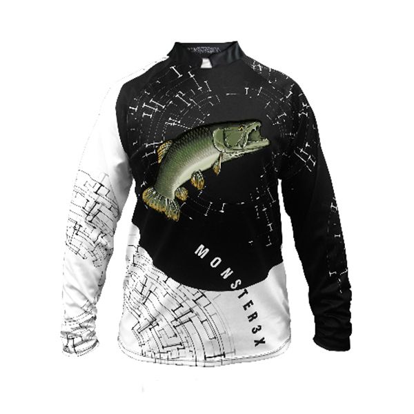 Camisa New Fish 05 Monster 3X Traira - Nova Coleção  - Comprando & Pescando