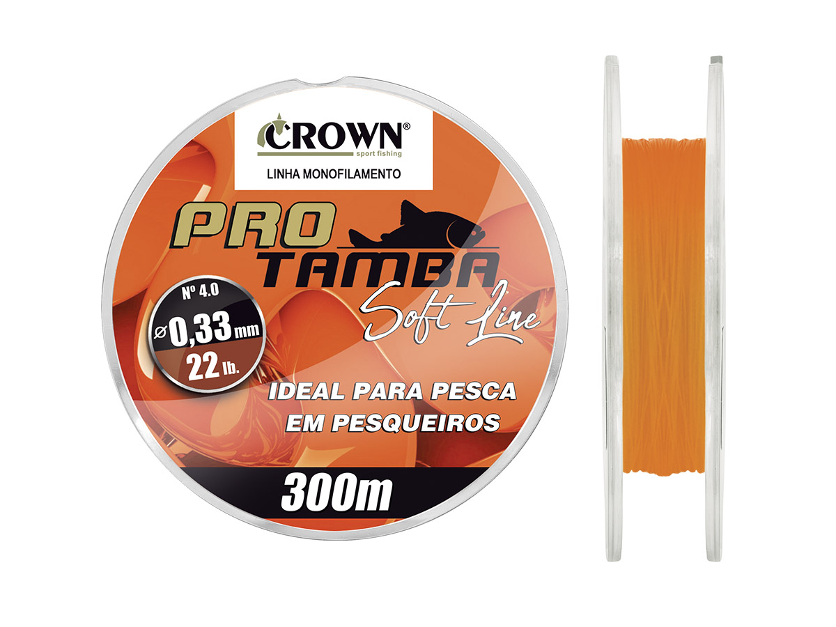 Linha Monofilamento (Nylon) Crown Pro Tamba 300 metros  - Comprando & Pescando