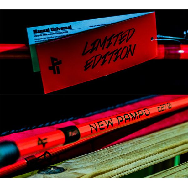 Vara Molinete New Pampo Red Albatroz Edição Limitada (2,70mts / 20-50lbs) 2 partes - Comprando & Pescando